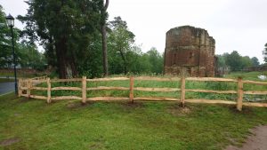 new fence Kenilworth Castle